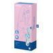 Вібратор-кролик Satisfyer Touch Me Blue, подвійний відросток, 3 потужні мотори SO7777 фото 6