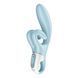 Вібратор-кролик Satisfyer Touch Me Blue, подвійний відросток, 3 потужні мотори SO7777 фото 4