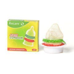 Насадка на член Recare Spike Condom Green (презерватив с рядами шипов) SX3357 фото
