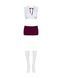 Еротичний костюм студентки Obsessive Student 4 pcs costume S/M, топ, спідниця, стринги, гольфи SO7731 фото 3