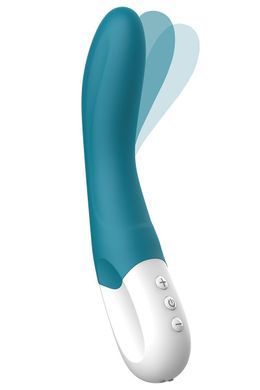 Вібратор точки G Liebe Bend It Rechargeable Ocean Blue, 10 режимів, дуже потужний, гнучкий стовбур SX1597 фото
