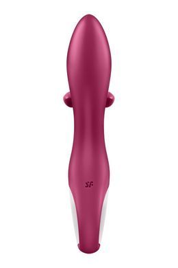 Вібратор-кролик із потрійним відростком Satisfyer Embrace me Berry, 2 мотори, діаметр 3,6 см SO6285 фото