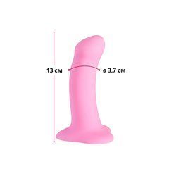 Фаллоимитатор Fun Factory AMOR, розовый, длина 14,6 см, диаметр 3,7 см, изогнутый SX0984 фото
