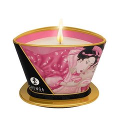 Массажная свеча Shunga Massage Candle – Rose Petals (170 мл) с афродизиаками SO2510 фото