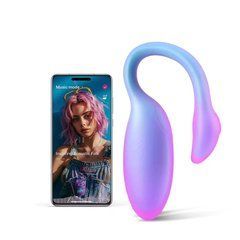 Смарт-віброяйце Magic Motion Flamingo Max Blue 2 в 1: віброяйце та тренажер Кегеля, 10 режимів SX3227 фото
