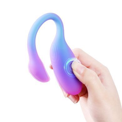 Смарт-виброяйцо Magic Motion Flamingo Max Blue 2 в 1: виброяйцо и тренажер Кегеля, 10 режимов SX3227 фото
