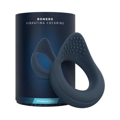 Ерекційне кільце Boners Vibrating Cock Ring with Perineum Stimulation SX3072 фото