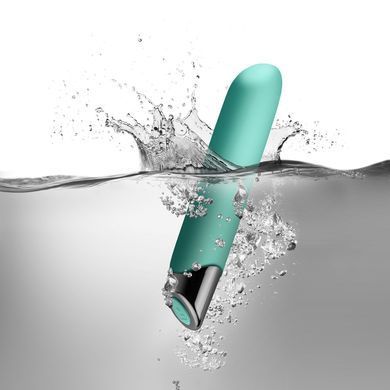 Потужний вібратор Rocks Off Chaiamo Teal, soft-touch силікон, до 3-х годин роботи, водостійкий SO2398 фото