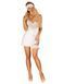 Ажурная подвязка Obsessive Amor Blanco garter, white SO7683 фото 4