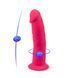 Фалоімітатор SilexD Henry Pink (MODEL 2 size 7.5in), двошаровий, силікон + Silexpan, діаметр 4,8 см SO3368 фото 5