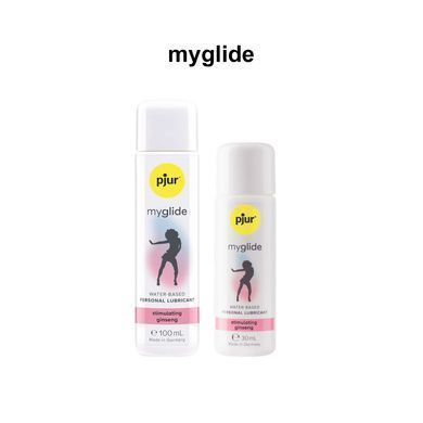 Збуджувальна змазка на водній основі pjur my glide 30 мл, з женьшенем, зігріває PJ10550 фото