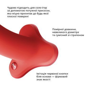 Фаллоимитатор Fun Factory MAGNUM, оранжевый, очень гибкий, длина 18,3 см, диаметр 3,7 см SX0985 фото