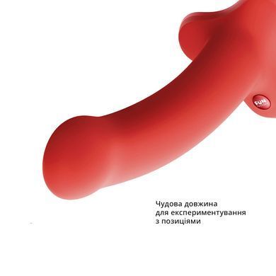 Фаллоимитатор Fun Factory MAGNUM, оранжевый, очень гибкий, длина 18,3 см, диаметр 3,7 см SX0985 фото