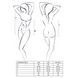 Боди CHARMING BODY black L/XL - Passion EL11001 фото 3