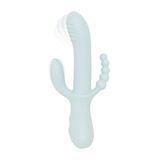 Вибратор-кролик Good Vibes Only - SAGE Triple Stimulation Vibe Soft Silicone - Blue SX3074 фото