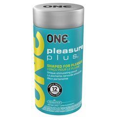 Презервативи ONE Pleasure Plus 12 шт, подарункова упаковка тюб SX0793 фото
