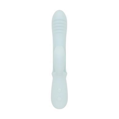 Потрійний вібратор Good Vibes Only &ndash; SAGE Triple Stimulation Vibe Soft Silicone &ndash; Blue, манливий рух SX3074 фото