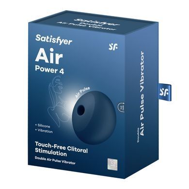 Вакуумный стимулятор с вибрацией Satisfyer Air Power 4, мощный и тихий SX2172 фото