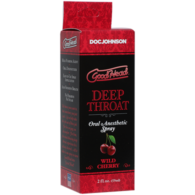 Спрей для минета Doc Johnson GoodHead DeepThroat Spray &ndash; Wild Cherry 59 мл для глубокого минета SO2800 фото