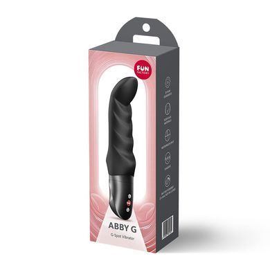 Вибратор для точки G Fun Factory Abby G Black, 10 режимов работы, на батарейках SX3294 фото
