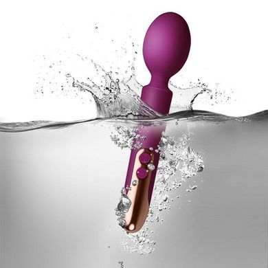 Вибромассажер Rocks Off Oriel Purple, водонепроницаемый, гибкая головка, мощный, LED подсветка SO4898 фото
