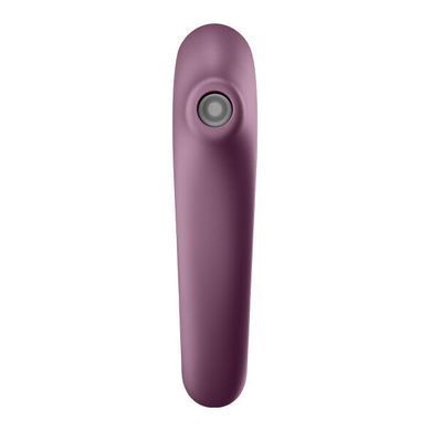 Вакуумный стимулятор с вибрацией Satisfyer Dual Kiss Wine Red SO6115 фото