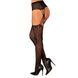 Эротические колготки-бодистокинг Obsessive Garter stockings S821 S/M/L, имитация чулок и пояса для ч SO8162 фото 2