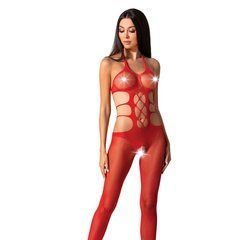 Еротичний бодістокінг Passion BS084 red SO4742 фото
