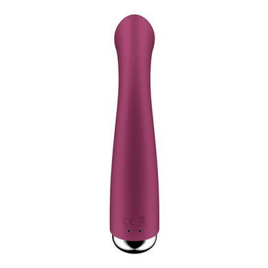 Вібратор з ротацією Satisfyer Spinning G-Spot 1 Red, плоский майданчик для стимуляції точки G SX0555 фото