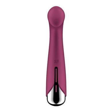 Вібратор з ротацією Satisfyer Spinning G-Spot 1 Red, плоский майданчик для стимуляції точки G SX0555 фото