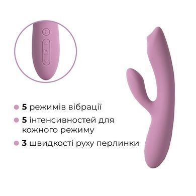 Смарт вибратор-кролик с жемчужной стимуляцией точки G Svakom Trysta Neo SX0726 фото