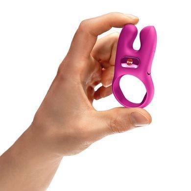 Эрекционное виброкольцо с двойной стимуляцией клитора Fun Factory NŌS CLASSIC Magenta, 2 мотора SX3697 фото