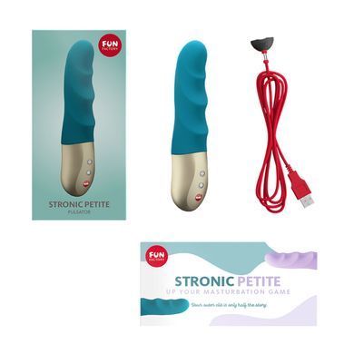 Мини-пульсатор Fun Factory STRONIC PETITE deep sea blue, 8 режимов, подходит для начинающих SX0923 фото
