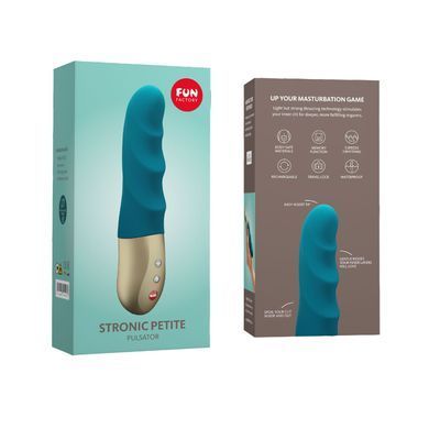 Мини-пульсатор Fun Factory STRONIC PETITE deep sea blue, 8 режимов, подходит для начинающих SX0923 фото