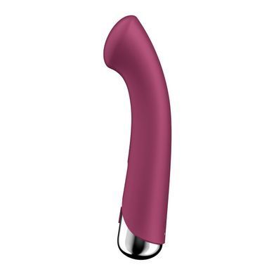 Вібратор з ротацією Satisfyer Spinning G-Spot 1 Red, плоский майданчик для стимуляції точки G SX0555 фото