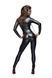 Комбінезон Noir Handmade F162 Powerwetlook overall with leash and two-way zipper - XL SX0044 фото 2