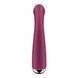 Вібратор з ротацією Satisfyer Spinning G-Spot 1 Red, плоский майданчик для стимуляції точки G SX0555 фото 8