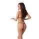 Комплект белья MELISSA BIKINI black L/XL - Passion: лиф со шнуровкой и трусики стринги EL15901 фото 7