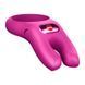 Эрекционное виброкольцо с двойной стимуляцией клитора Fun Factory NŌS CLASSIC Magenta, 2 мотора SX3697 фото 2