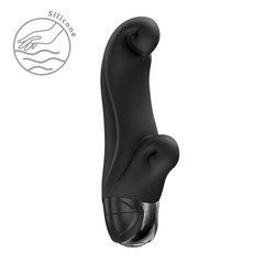 Вибратор-кролик Fun Factory OCEAN Black, для клитора и точки G, 6 режимов, на батарейках SX3712 фото