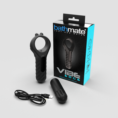 Эрекционное кольцо с вибропулей Bathmate Vibe Edge, перезаряжаемое, 10 режимов SO7503 фото