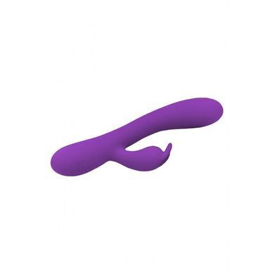 Вібратор-кролик Wooomy Gili-Gili Vibrator with Heat Purple, відросток з вушками, підігрів до 40&deg;С SO7412 фото