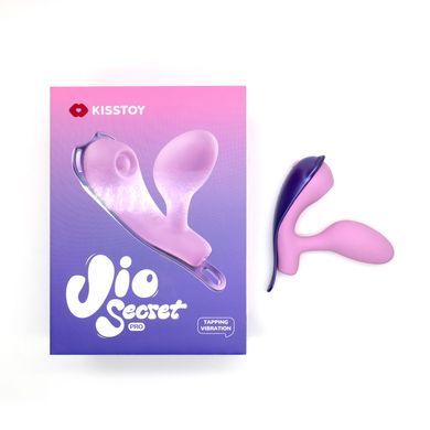 Смарт-виброяйцо со стимуляцией клитора KISSTOY Viosecret Pro, реагирует на сжатие, пояс для крепления SX3310 фото