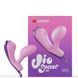 Смарт-виброяйцо со стимуляцией клитора KISSTOY Viosecret Pro, реагирует на сжатие, пояс для крепления SX3310 фото 4