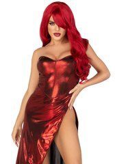 Платье Leg Avenue Shimmer bodysuit with skirt S SO9185 фото