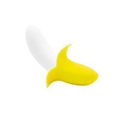 Вібратор-банан Banana Bliss Mini Silicone Vibrator, вагінально-кліторальна стимуляція, 10 режимів SX2601 фото