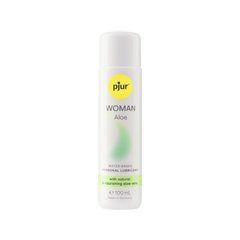 Лубрикант на водной основе pjur Woman Aloe 100 мл с экстрактом алоэ, увлажняющий, без парабенов PJ13320 фото