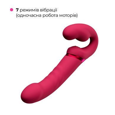 Безремневой страпон Lovense Lapis vibrating strapless strap-on SO8793 фото