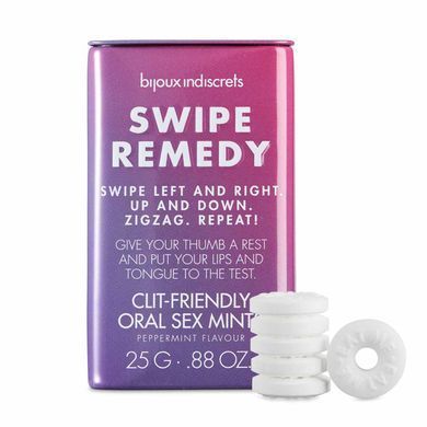 Мятные конфеты Bijoux Indiscrets Swipe Remedy &ndash; clitherapy oral sex mints, без сахара, срок 31.08.23 SO5911 фото