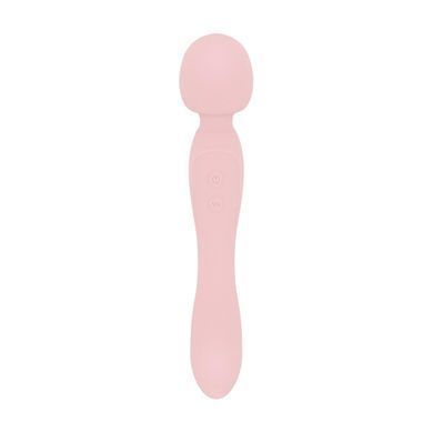 Двусторонний массажер-вибратор Good Vibes Only &ndash; SIMI Double-Sided Wand Vibrator Soft Silicone &ndash; Pink SX3076 фото